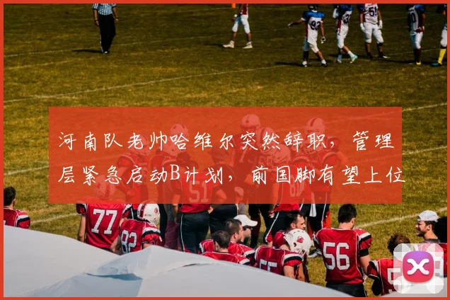 河南队老帅哈维尔突然辞职，管理层紧急启动B计划，前国脚有望上位